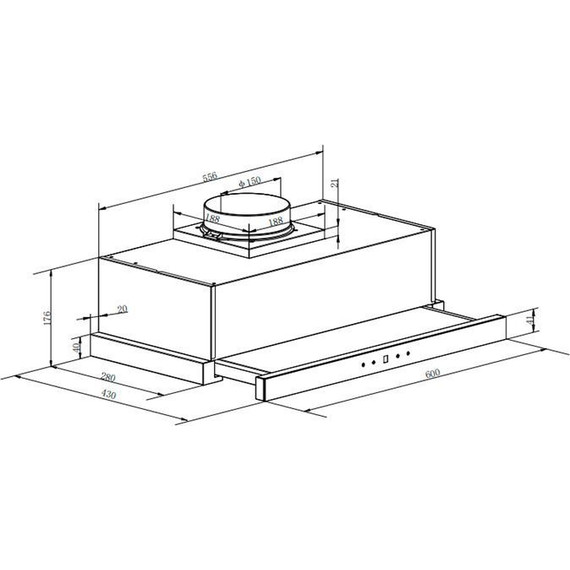 Вытяжка Maunfeld VS Touch 850 60 Black (чёрное стекло) фото 18