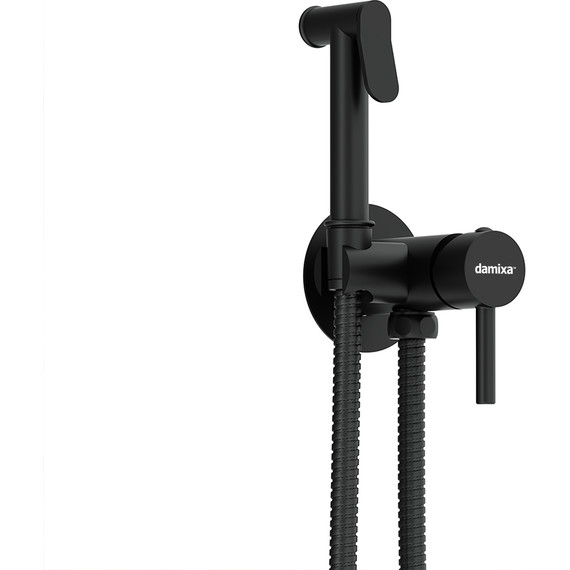 Набор для гигиенического душа Damixa Option 217000000, чёрный - 2 Набор для гигиенического душа Damixa Option 217000000, чёрный фото 2