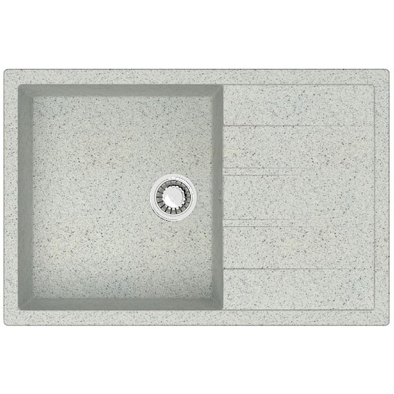 Кухонная мойка Azario Vision CS00078341, светло-серый, Цвет производителя: светло-серый фото 