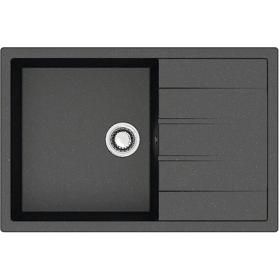 Кухонная мойка Azario Vision CS00078339, чёрный, Цвет производителя: чёрный фото 