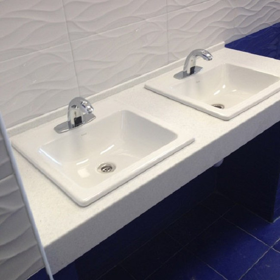 Раковина врезная на столешницу Vitra S20 55 см 5465B003-0001 - 2 Раковина врезная на столешницу Vitra S20 55 см 5465B003-0001 фото 2