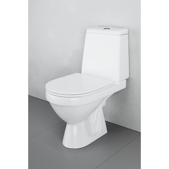 Унитаз-компакт RedBlu by Damixa Origin Evo 2 788607SC с тонкой крышкой микролифт фото 3