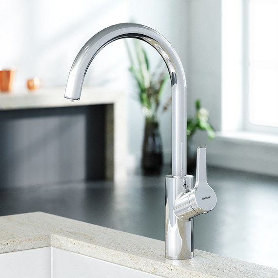 Смеситель для кухни Damixa Eclipce 310721000, Цвет производителя: хром фото 3