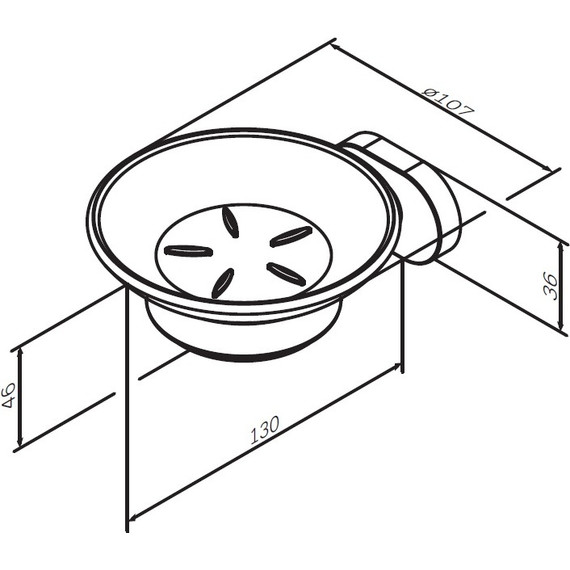 Мыльница AM.PM Sense A7434200 фото 7
