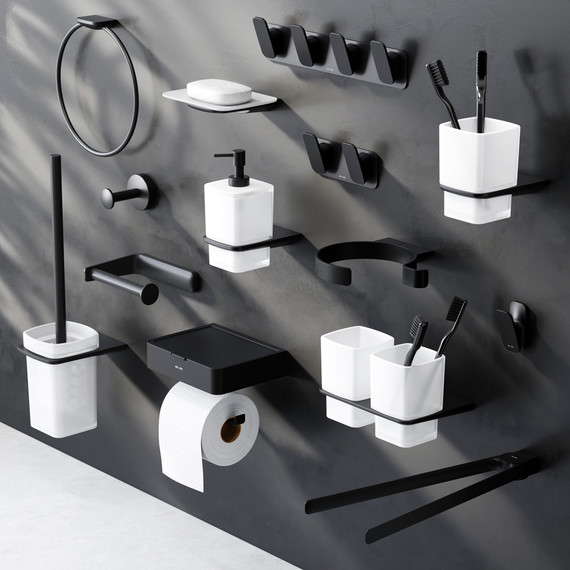 Держатель для туалетной бумаги AM.PM Inspire 2.0 A50A34122, цвет чёрный - 4 Держатель для туалетной бумаги AM.PM Inspire 2.0 A50A34122, цвет чёрный фото 4