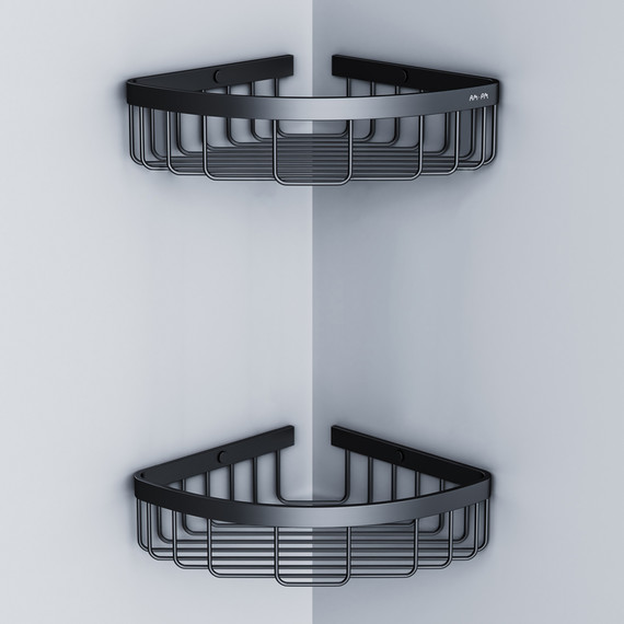 Полка угловая AM.PM Sense A7452222, цвет чёрный фото 4