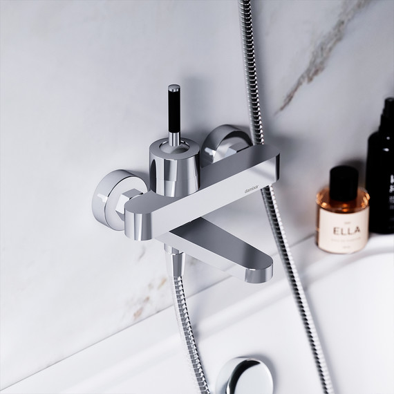 Смеситель для ванны Damixa Arc 291000000, Цвет производителя: хром фото 2