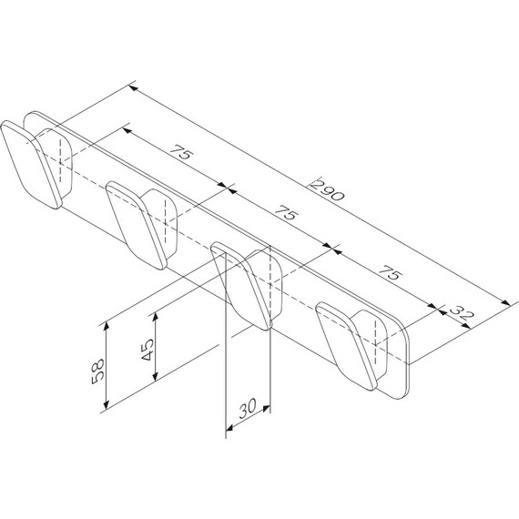 Набор крючков AM.PM Inspire 2.0 A50A35922, цвет чёрный фото 8