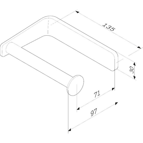 Держатель для туалетной бумаги AM.PM Inspire 2.0 A50A34122, цвет чёрный - 9 Держатель для туалетной бумаги AM.PM Inspire 2.0 A50A34122, цвет чёрный фото 9