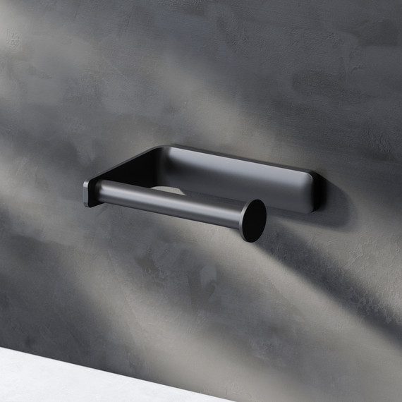 Держатель для туалетной бумаги AM.PM Inspire 2.0 A50A34122, цвет чёрный - 2 Держатель для туалетной бумаги AM.PM Inspire 2.0 A50A34122, цвет чёрный фото 2