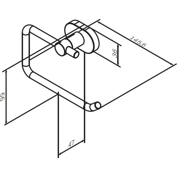 Держатель для туалетной бумаги AM.PM Sense A7434100 - 7 Держатель для туалетной бумаги AM.PM Sense A7434100 фото 7
