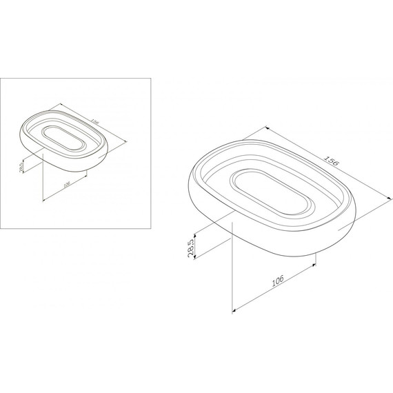 Мыльница AM.PM Sensation A3031200 - 7 Мыльница AM.PM Sensation A3031200 фото 7