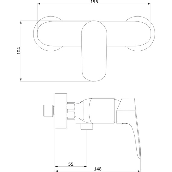 Смеситель для душа RedBlu by Damixa Palace Grand 462000000 фото 5