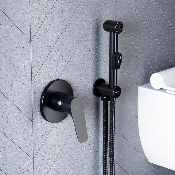 Смеситель для душа Damixa Jupiter 777500300, чёрный, Цвет производителя: чёрный фото 4