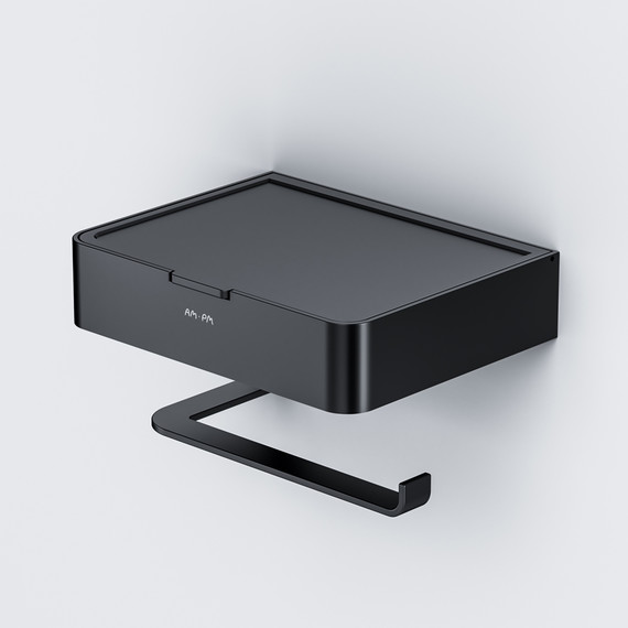 Держатель для туалетной бумаги AM.PM Inspire 2.0 A50A341522, цвет чёрный - 5 Держатель для туалетной бумаги AM.PM Inspire 2.0 A50A341522, цвет чёрный фото 5