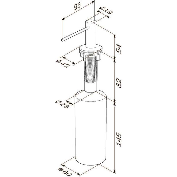Дозатор для жидкого мыла AM.PM Gem A9037211, цвет сатин фото 7
