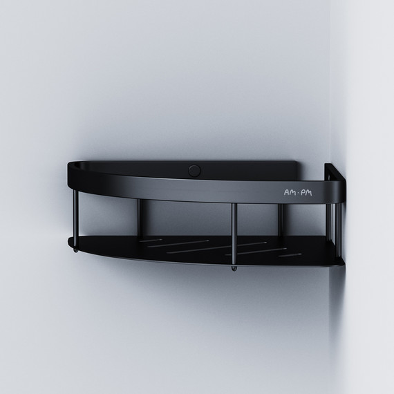 Полка угловая AM.PM Sense A7454122, цвет чёрный фото 4