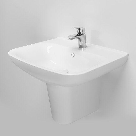 Раковина подвесная Am.Pm Like 55 см C804221WH - 2 Раковина подвесная Am.Pm Like 55 см C804221WH фото 2