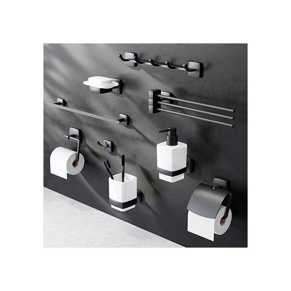 Полотенцедержатель AM.PM Gem A90346422, цвет чёрный фото 3