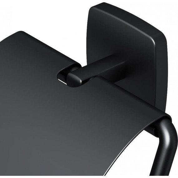 Держатель для туалетной бумаги AM.PM Gem A90341422, цвет чёрный - 7 Держатель для туалетной бумаги AM.PM Gem A90341422, цвет чёрный фото 7