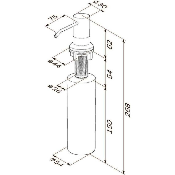 Дозатор для жидкого мыла AM.PM X-Joy A8437100 фото 6