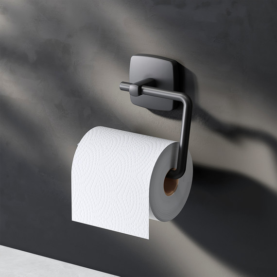 Держатель для туалетной бумаги AM.PM Gem A9034122, цвет чёрный - 2 Держатель для туалетной бумаги AM.PM Gem A9034122, цвет чёрный фото 2