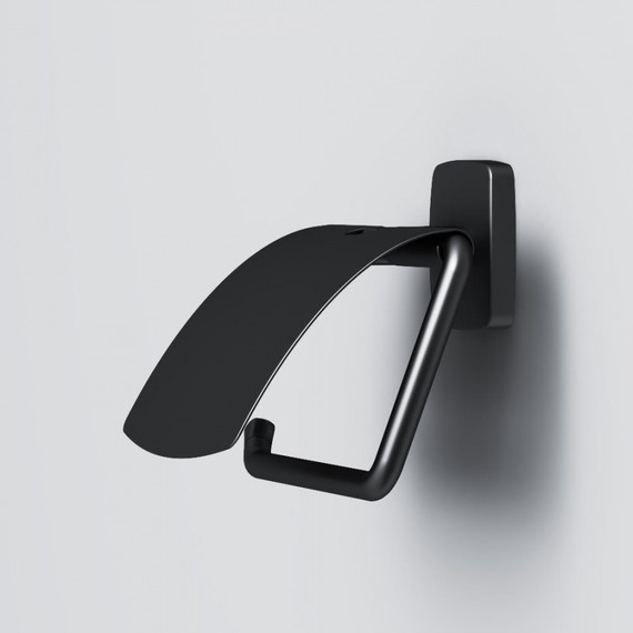 Держатель для туалетной бумаги AM.PM Gem A90341422, цвет чёрный - 5 Держатель для туалетной бумаги AM.PM Gem A90341422, цвет чёрный фото 5