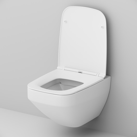 Унитаз подвесной Am.Pm Inspire V2.0 FlashClean C50A1700SC с сиденьем микролифт, Цвет производителя: белый - 7 Унитаз подвесной Am.Pm Inspire V2.0 FlashClean C50A1700SC с сиденьем микролифт, Цвет производителя: белый фото 7