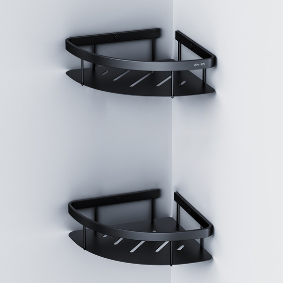 Полка угловая AM.Pm Sense A7454222, цвет чёрный фото 3