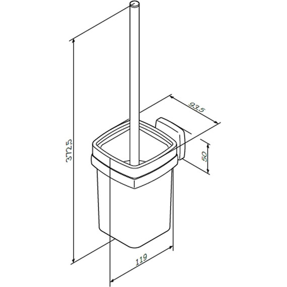 Ершик для унитаза AM.PM Gem A9033400 - 8 Ершик для унитаза AM.PM Gem A9033400 фото 8