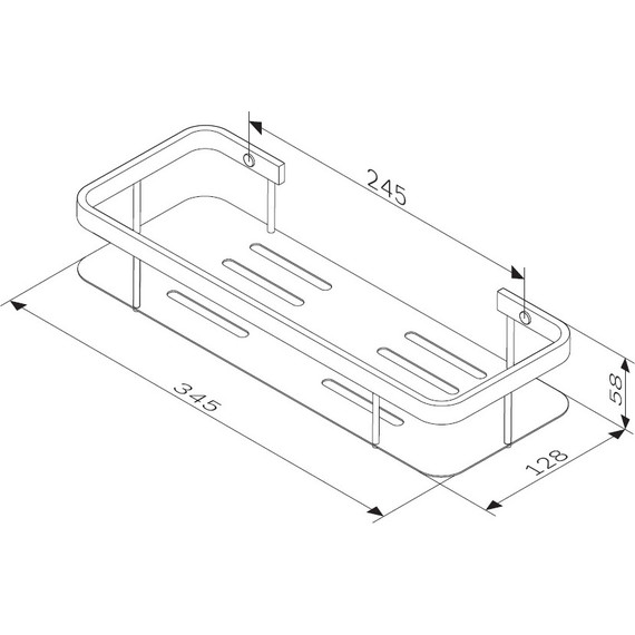 Полка AM.PM Sense A7453100 - 8 Полка AM.PM Sense A7453100 фото 8