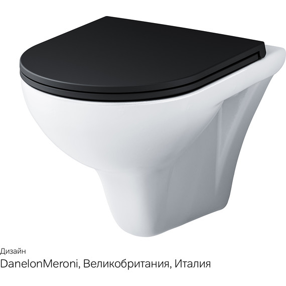 Унитаз подвесной Am.Pm GemFlashClean C901700SCmb с сиденьем микролифт - 9 Унитаз подвесной Am.Pm GemFlashClean C901700SCmb с сиденьем микролифт фото 9