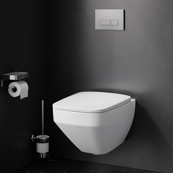 Унитаз подвесной Am.Pm Inspire V2.0 FlashClean C50A1700SC с сиденьем микролифт, Цвет производителя: белый - 3 Унитаз подвесной Am.Pm Inspire V2.0 FlashClean C50A1700SC с сиденьем микролифт, Цвет производителя: белый фото 3