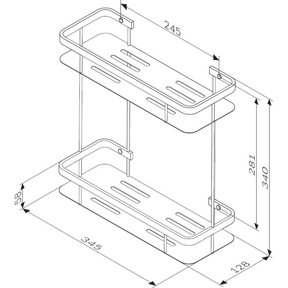 Полка AM.PM Sense A7453200 фото 8