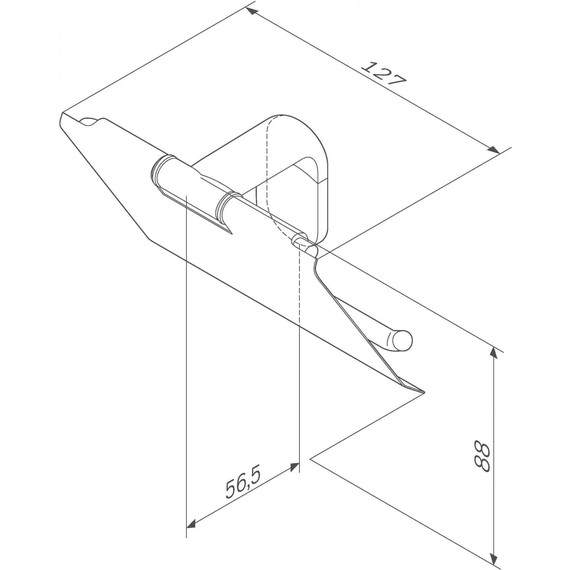 Держатель для туалетной бумаги AM.PM X-Joy A84341400 фото 8