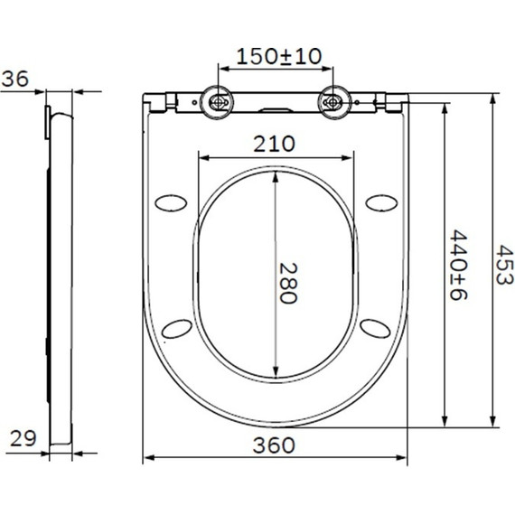 Сиденье с крышкой для унитаза Am.Pm Inspire микролифт C507854WH - 3 Сиденье с крышкой для унитаза Am.Pm Inspire микролифт C507854WH фото 3