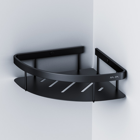 Полка угловая AM.PM Sense A7454122, цвет чёрный фото 3
