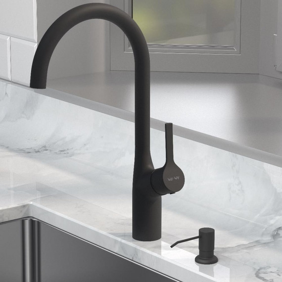 Дозатор для жидкого мыла AM.PM X-Joy A8437122, цвет чёрный фото 2