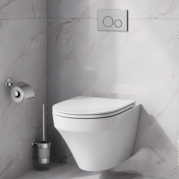 Унитаз подвесной Am.Pm Inspire FlashClean C501700WH - 5 Унитаз подвесной Am.Pm Inspire FlashClean C501700WH фото 5