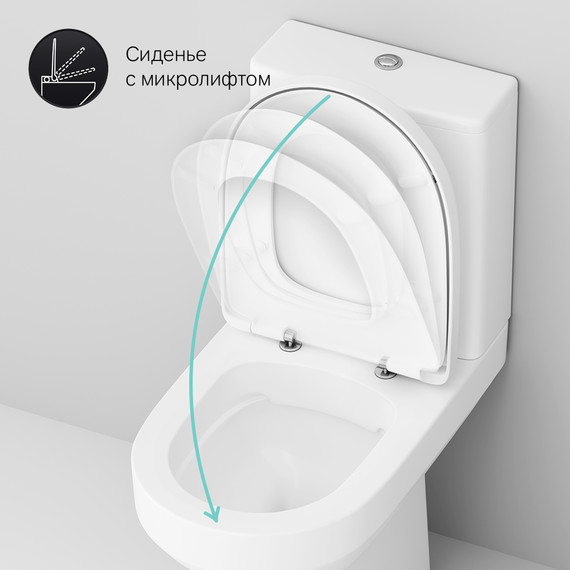Унитаз-компакт Am.Pm Spirit V2.0 FlashClean C708600WH - 10 Унитаз-компакт Am.Pm Spirit V2.0 FlashClean C708600WH фото 10