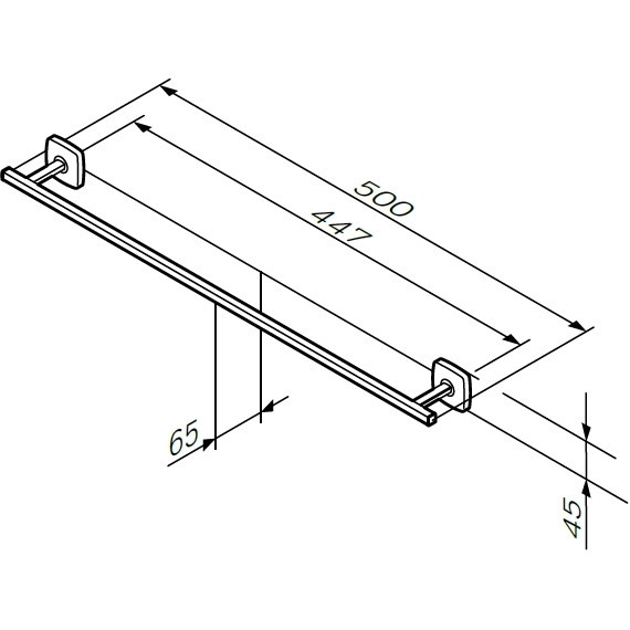 Полотенцедержатель AM.PM Gem A90346400 - 8 Полотенцедержатель AM.PM Gem A90346400 фото 8