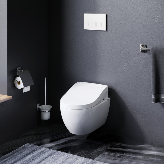 Унитаз подвесной Am.Pm Awe Clean Care C111739SC с электронной крышкой-биде фото 2