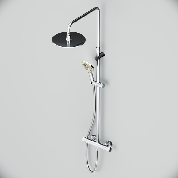 Душевая стойка с термостатом Am.Pm Like F0780464, Цвет производителя: хром - 10 Душевая стойка с термостатом Am.Pm Like F0780464, Цвет производителя: хром фото 10