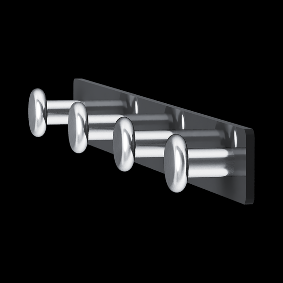 Набор крючков Damixa Jupiter DA7735900, цвет чёрный - 5 Набор крючков Damixa Jupiter DA7735900, цвет чёрный фото 5