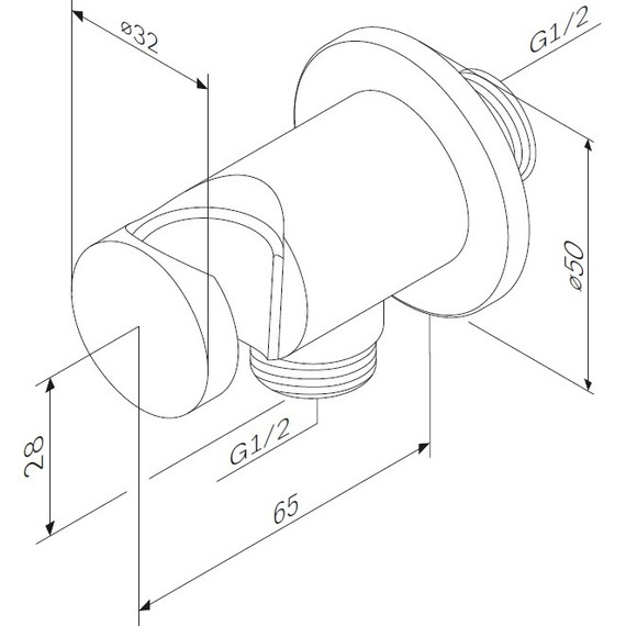 Шланговое подсоединение с держателем Am.Pm F0602100 - 6 Шланговое подсоединение с держателем Am.Pm F0602100 фото 6