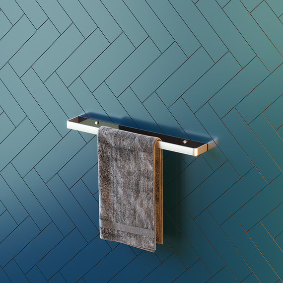 Полотенцедержатель Damixa Jupiter DA77346400, цвет чёрный - 4 Полотенцедержатель Damixa Jupiter DA77346400, цвет чёрный фото 4