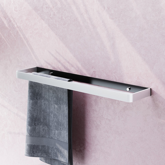 Полотенцедержатель Damixa Jupiter DA77336400, цвет чёрный - 2 Полотенцедержатель Damixa Jupiter DA77336400, цвет чёрный фото 2