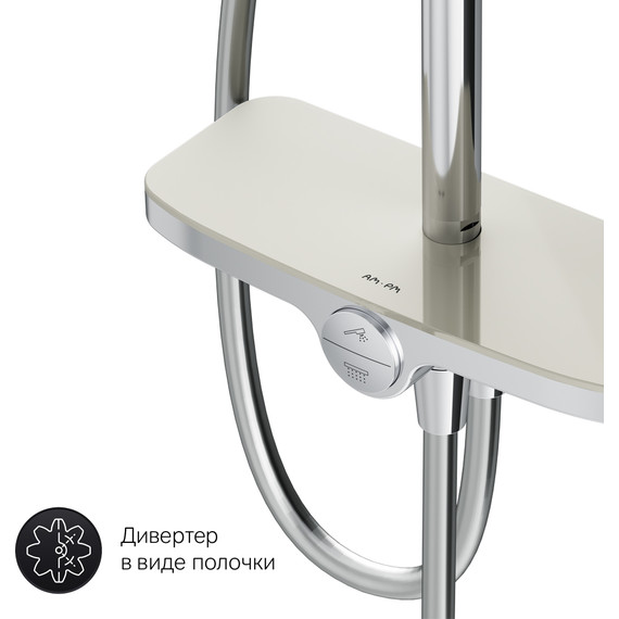 Душевая стойка Am.Pm Like F0780200, Цвет производителя: хром - 14 Душевая стойка Am.Pm Like F0780200, Цвет производителя: хром фото 14