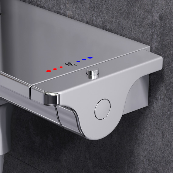 Душевая стойка с термостатом Am.Pm Spirit V2.0 F0770A500 - 6 Душевая стойка с термостатом Am.Pm Spirit V2.0 F0770A500 фото 6