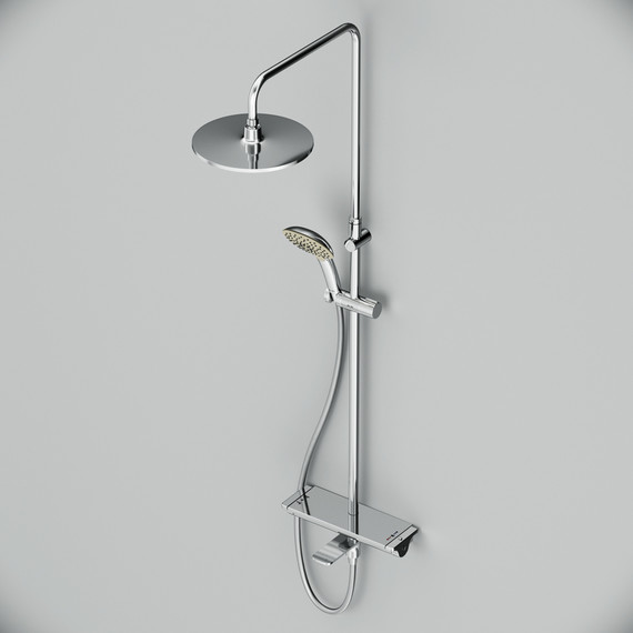 Душевая стойка с термостатом Am.Pm Spirit V2.0 F0770A500 - 12 Душевая стойка с термостатом Am.Pm Spirit V2.0 F0770A500 фото 12